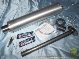 Silencieux seul d'échappement GIANNELLI aluminium ou carbone pour DERBI GPR 125cc RACING & NUDE 2 temps 2004 à 2005