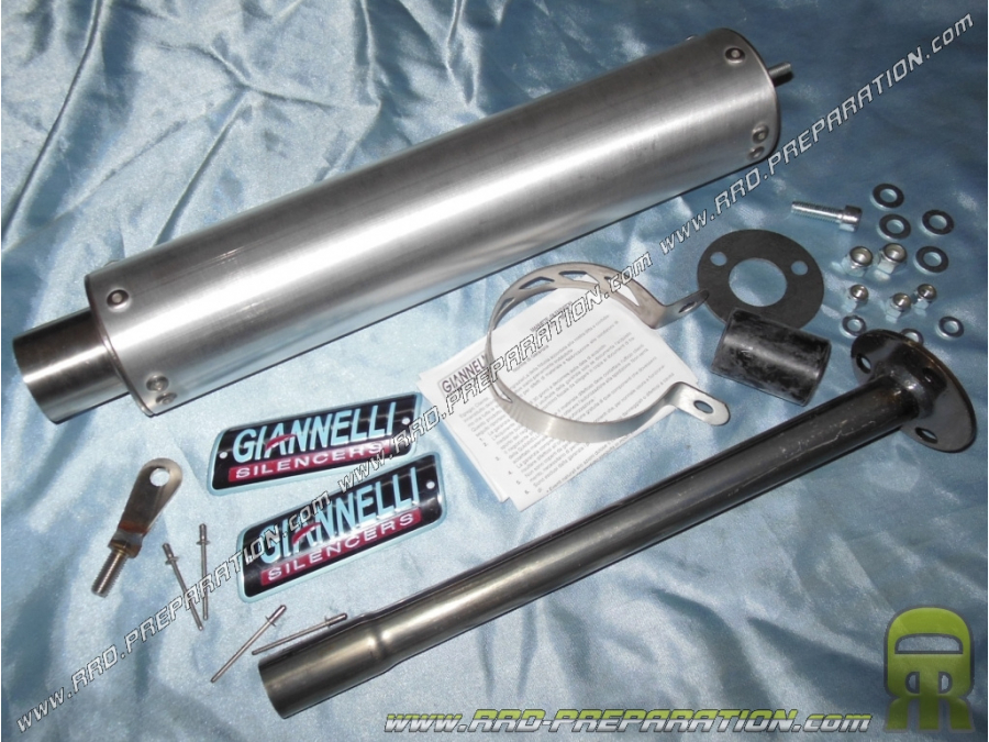 GIANNELLI aluminum or carbon exhaust silencer only for DERBI GPR 125cc RACING & NUDE 2-stroke 2004 to 2005