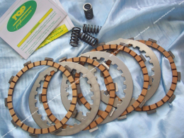 Clutch (discs, spacers, springs) reinforced TPR Kevlar® for minarelli am6