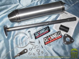 Silencieux, cartouche pour échappement GIANNELLI passage sous selle pour DERBI GPR, APRILIA RS 50cc carbone ou aluminium