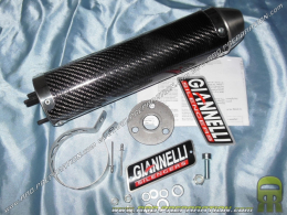 Silencioso, cartucho para escape de paso bajo GIANNELLI para APRILIA RS4 50cc 2010 a 2011 carbono o aluminio