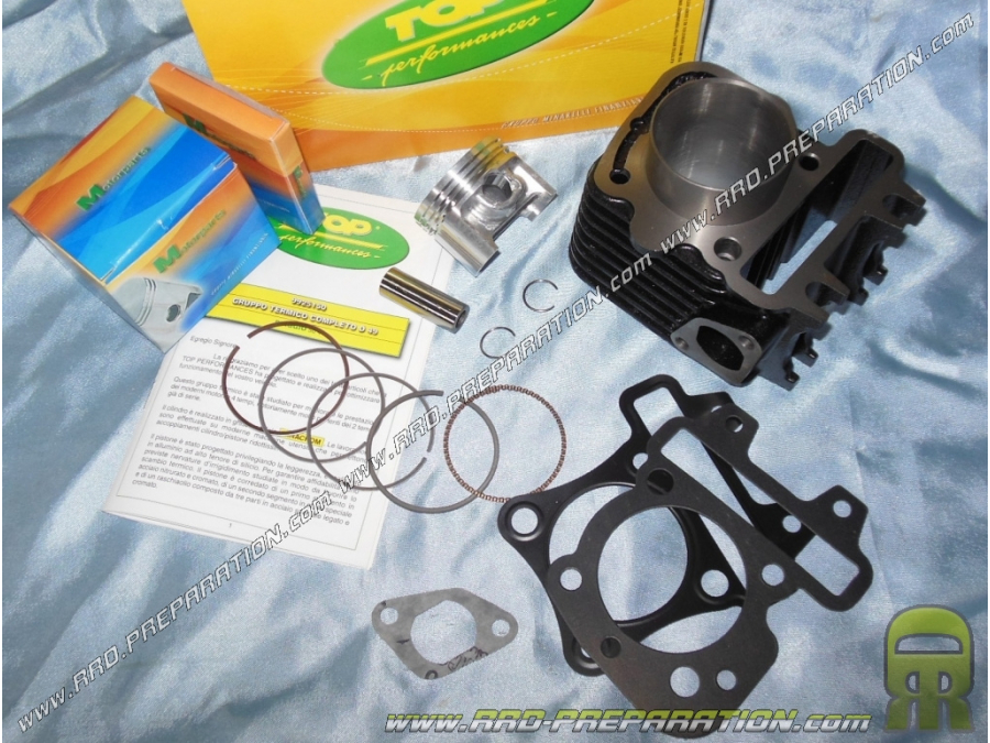 Kit 80cc Ø49mm TOP PERFORMANCES hierro fundido para scooter PIAGGIO 50cc 4 tiempos