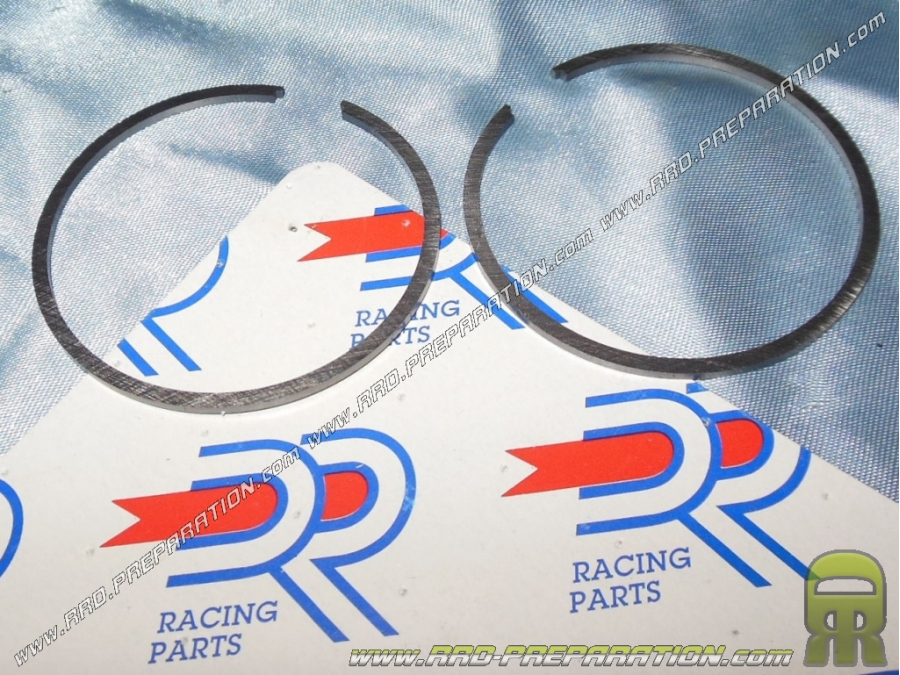 Jeu de 2 segments DR Racing Ø50 X 1,5mm pour kit Ø50mm 85cc DR Racing fonte sur scooter Vespa