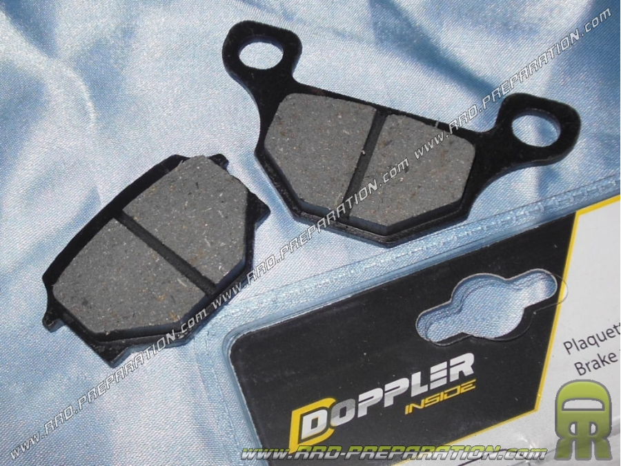 Pastillas de freno DOPPLER delanteras / traseras mécaboite 50cc RIEJU MRT, APRILIA RS3, RS4, PEUGEOT XR7, DERBI GPR 125cc...