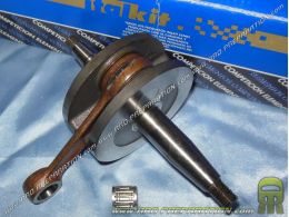 Crankshaft, connecting rod assembly ITALKIT reinforced original race (Ø17mm silks) for mécaboite minarelli rv 50 engine