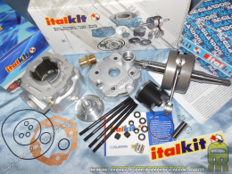 Pack ITALKIT Racing 80cc Ø47.6mm (crankshaft stroke 44.90 without balancer) for mécaboite engine DERBI euro 3