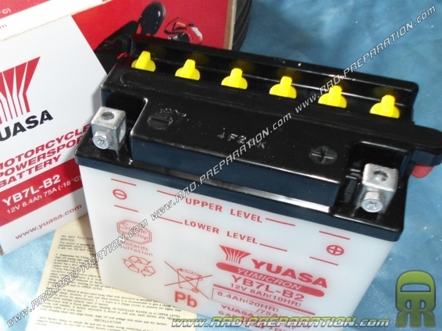 Batterie Yuasa YTX12-BS 12V 10Ah acide sans entretien Aprilia