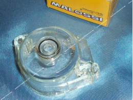 Depósito racing MALOSSI de plástico transparente con tapón para carburador DELLORTO SHA Ø 14,15 y 16mm
