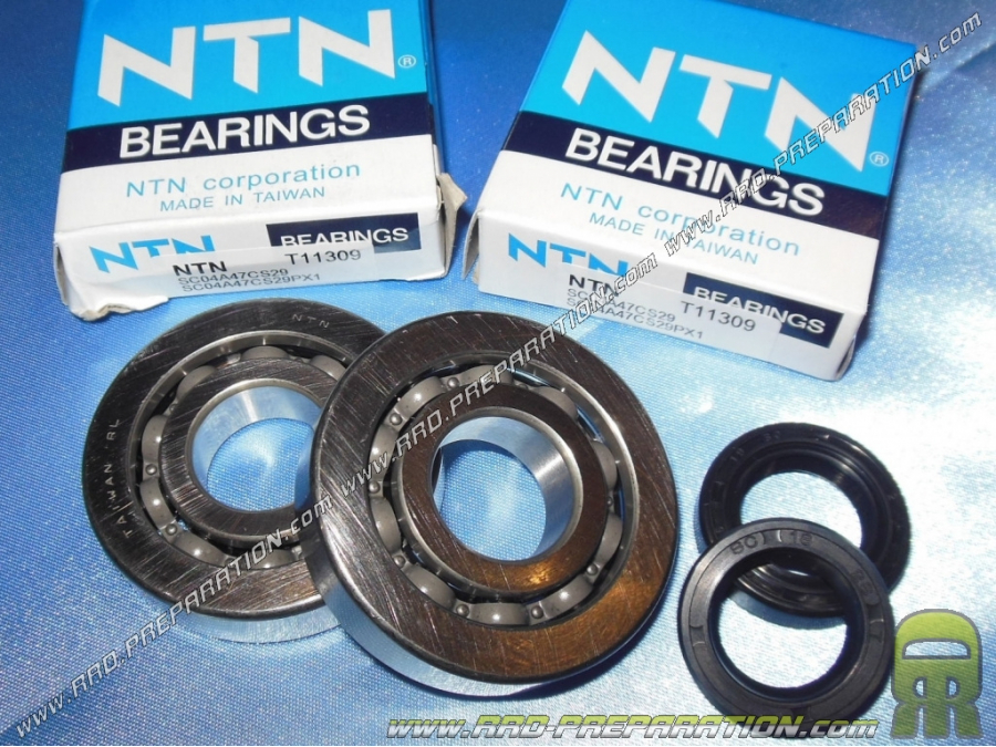 Kit of bearings of crankshaft + joined spy CGN reinforced for scooter PIAGGIO/GILERA (Typhoon, NRG…)