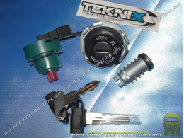 Contactor / neiman con 2 llaves (llave) + cerradura de baúl TEKNIX para PIAGGIO Zip