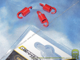 Muelles de embrague rojos X3 DOPPLER SX86 (embrague de 3 mordazas) para scooter Peugeot, Piaggio, vertical Minarelli, ...