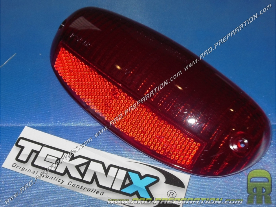 Cap, TEKNIX red taillight cabochon for Piaggio Vespa et2, et4, liberty