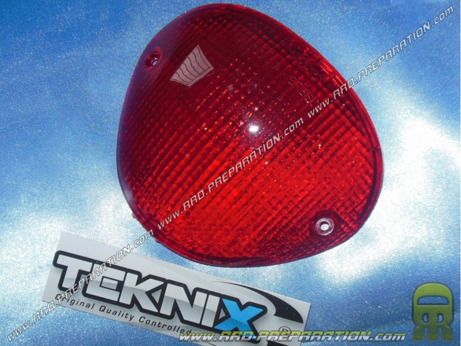 Capuchon, cabochon de feu arrière rouge TEKNIX pour Piaggio Liberty 50cc