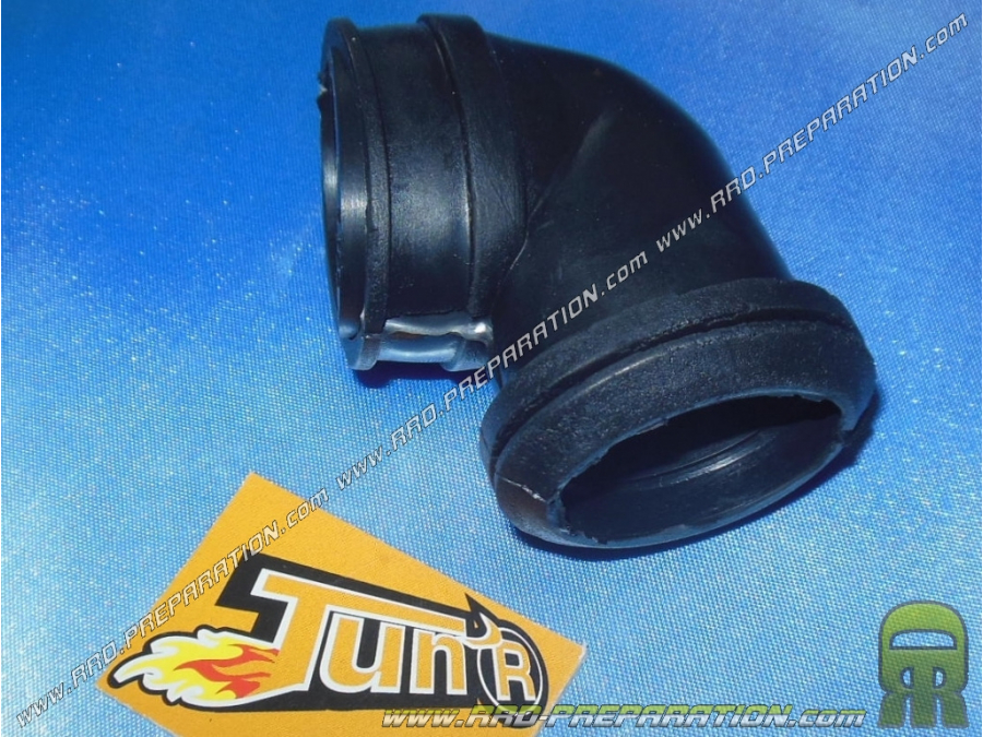 Angled <span translate="no">TUN'R</span> air filter adapter for Ø28 to 35mm carburettor
