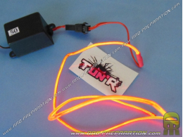 Neon <span translate="no">TUN'R</span> 50mm flexible con transformador de iluminación roja
