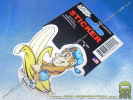 Sticker LETHAL THREAT Monkey and Banana 7cm x 11cm