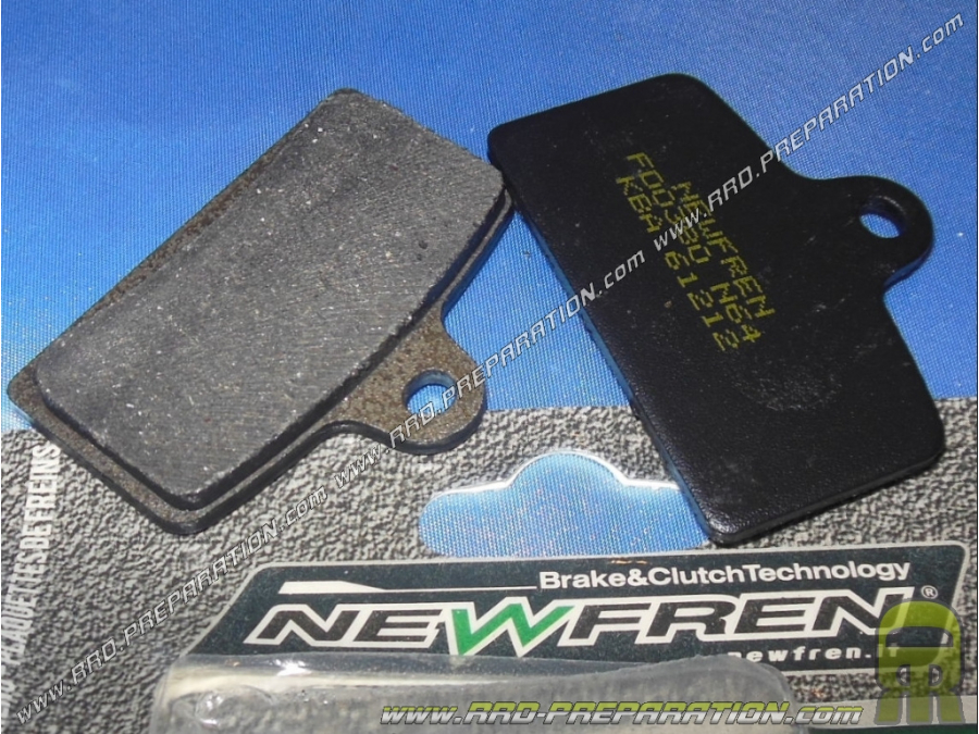 NEWFREN brake pads before mécaboite 50cc PEUGEOT XR7, NK7 after 2008, DERBI GPR 125cc 2004 to 2006...