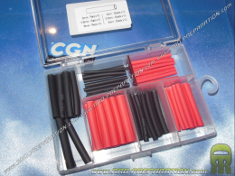 Coffret de 60 gaines thermorétractables électrique CGN longueur 40mm