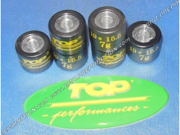 Set of 6 TOP PERFORMANCES rollers in Ø19X15.5mm grammage of your choice