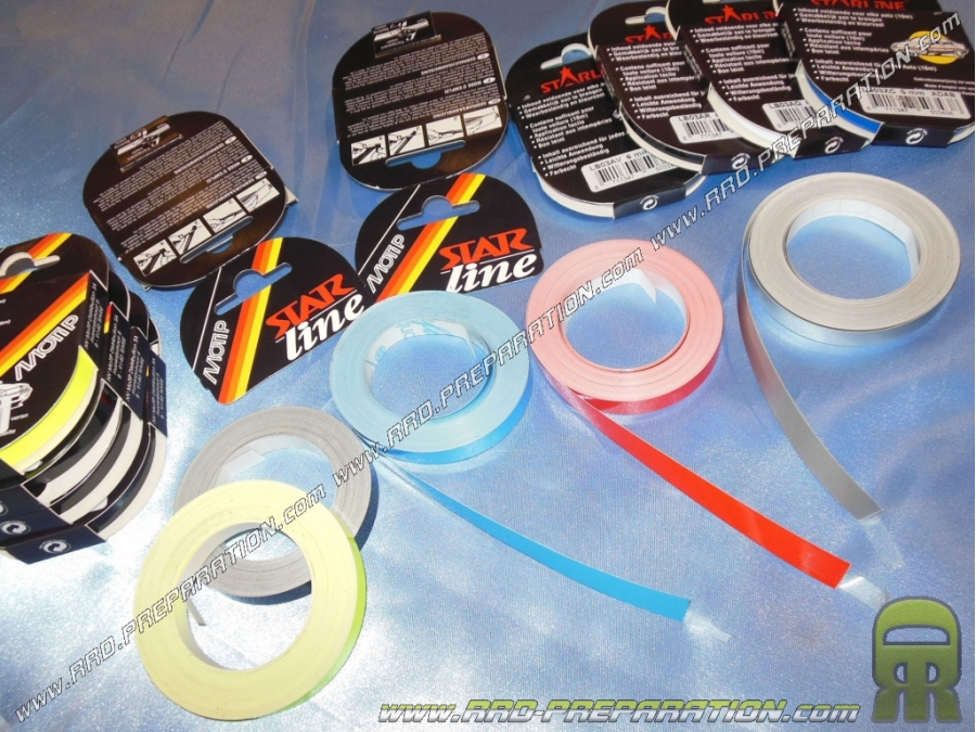 Autocollant STARLINE borders width & color with the choices (10meters) for rim/body Autocollant STARLINE borders width & color with the choices (10meters) for rim/body