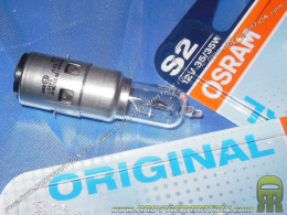 Ampoule de phare S2 (BA20D) OSRAM ORIGINAL feu avant, lampe 12V 35 / 35w