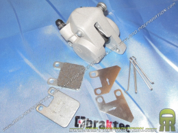 Front brake caliper with BRAKTEC original type AJP pads for mécaboite 50cc DERBI SENDA, BETA RR, GILERA SMT ...