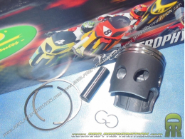 Piston bi segments TOP PERFORMANCES Ø48 ou Ø48,5mm axe 12mm pour kit 70cc BLACK "TROPHY" sur PIAGGIO / GILERA Air