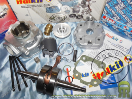 Pack ITALKIT Racing 80cc Ø48mm mono-segment (43mm stroke crankshaft with balancer) DERBI euro 1 & 2 special GPR engine