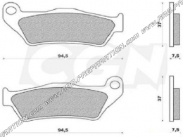 TEKNIX brake pads for 125cc scooter and 125cc motorcycle YAMAHA X max, Majesty, Thunder, Burgman, Yzf...