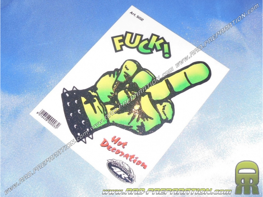 Sticker CGN Fuck 10 X 12cm