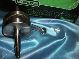 Cigüeñal, conjunto biela CARENZI Racing 39mm carrera (Ø17mm + Ø20mm seda) para motor mécaboite minarelli am6