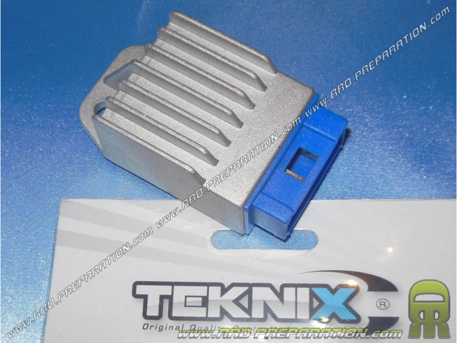 Régulateur de tension TEKNIX 5 fiches pour allumage DERBI type DUCATI avant 2008 (bleu)