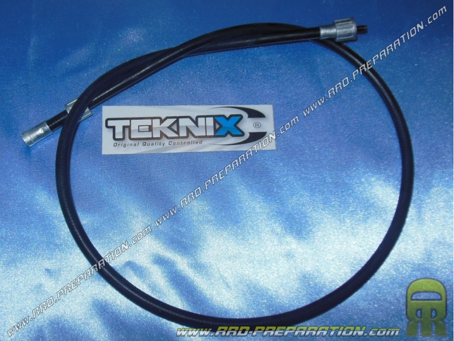 Speedometer / trainer transmission cable on TEKNIX speedometer for moped, mob Peugeot 103 SP speedometer HURET