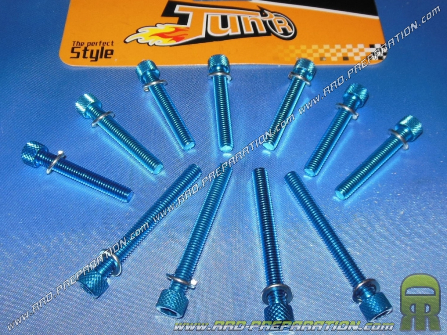 <span translate="no">TUN'R</span> decorative casing screw kit for PEUGEOT Trekker scooter, Buxy colors to choose from