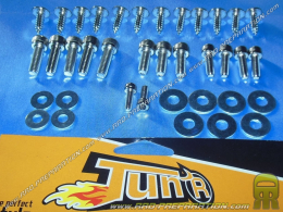 Decorative hardware kit <span translate="no">TUN'R</span> for scooter MBK Ovetto & YAMAHA Neo's chrome