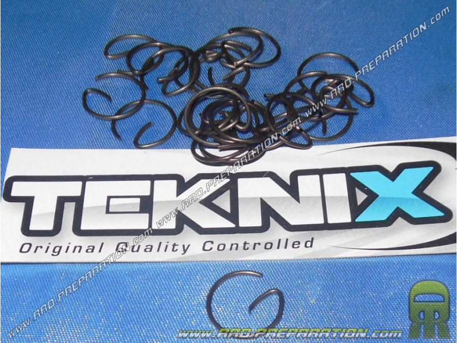 Clips, piston pin rods TEKNIX in Ø of axis 12mm type G d.1mm