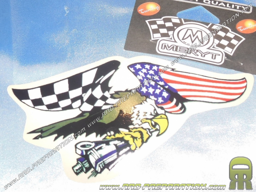 MERYT Racing american eagle sticker 16.5cm