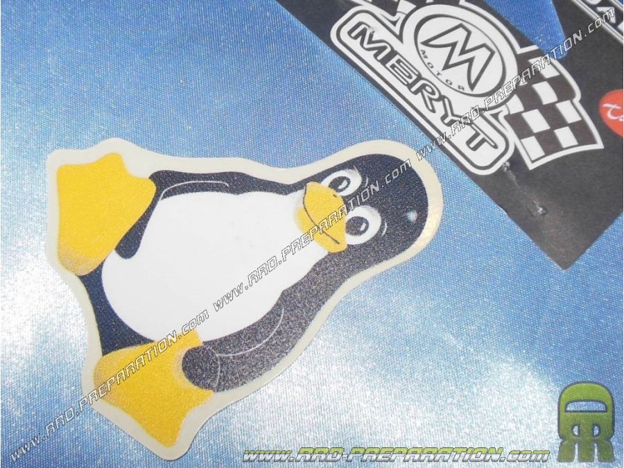 Autocollant MERYT Animal pingouin 7 X 8cm