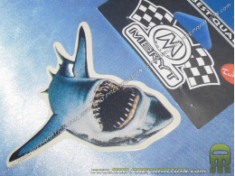 Autocollant MERYT Animal requin attack 9 X 8cm