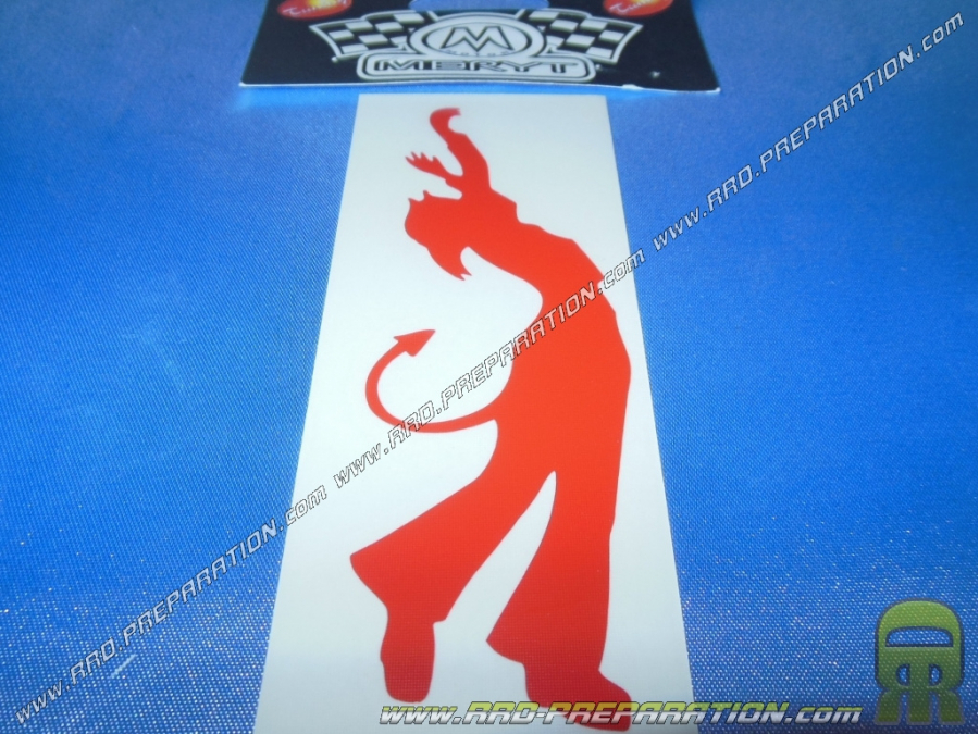 Sticker MERYT Devil red 12cm