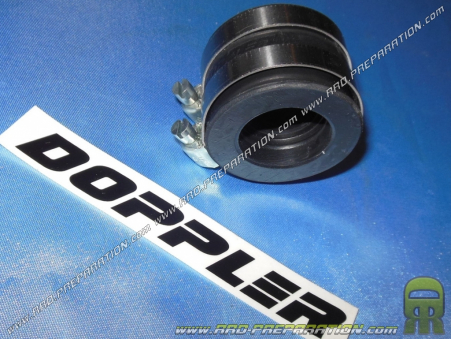 Manchon Carbu 24mm Manchon Carburateur Doppler Compatible Piaggio Typhoon/Peugeot 103/MBK 51 - Pipe D'Admission 24/24 Accessoire Scooter Peugeot 103