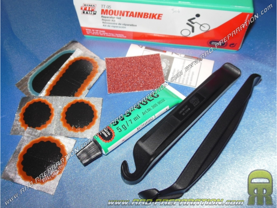 Kit de reparación TIP TOP TT05 MOUNTAINBIKE para MTB... Con cámara de aire