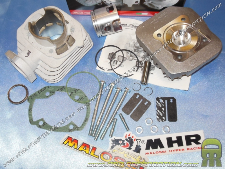 Kit 70cc Ø47mm aluminium MHR Replica pour scooter Peugeot horizontal air (ludix, speedfight 3, new vivacity,...)