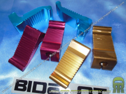 Reposapiés de aluminio BIDALOT , reposapiés para Pocket bike azul, rojo u oro anodizado