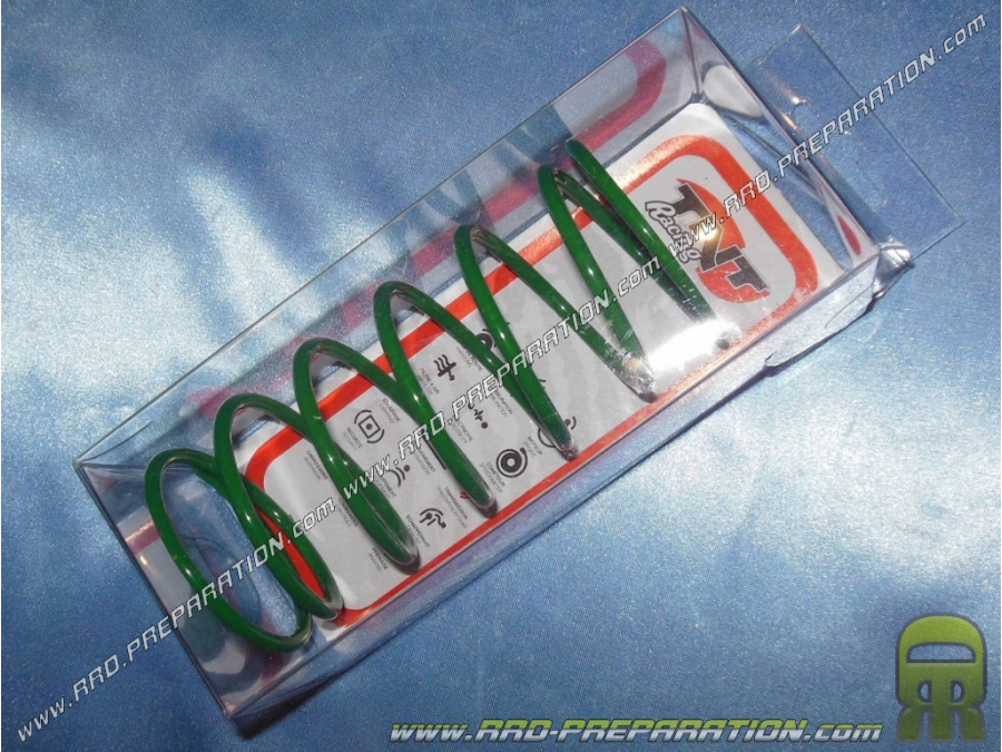 TNT Racing push spring Ø4mm green +15% for Mbk booster, nitro,...