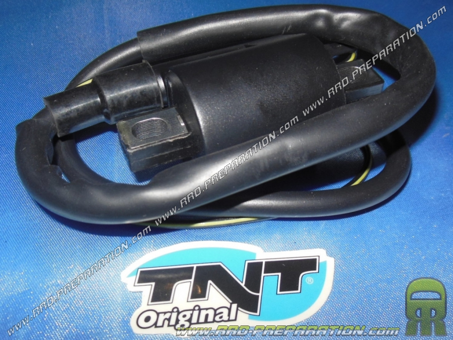 High voltage coil with original TNT Original type cable for ignition scooter minarelli booster, nitro, aerox, bw's ...