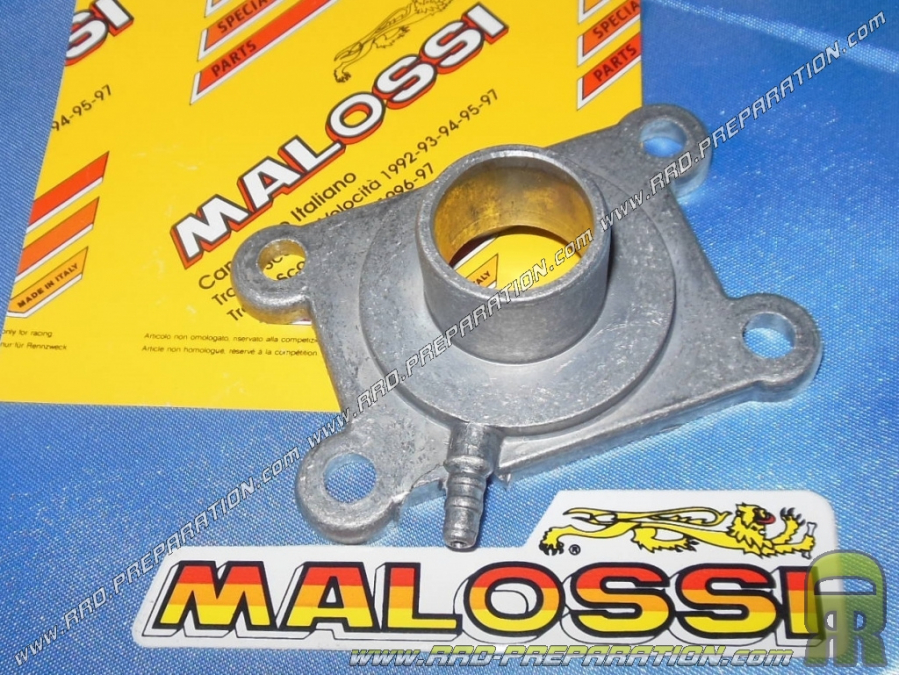 Tubo admision rigido Ø20 x 24mm MALOSSI para PHBG en moto YAMAHA DT, MX, RD, TY, ... 50cc