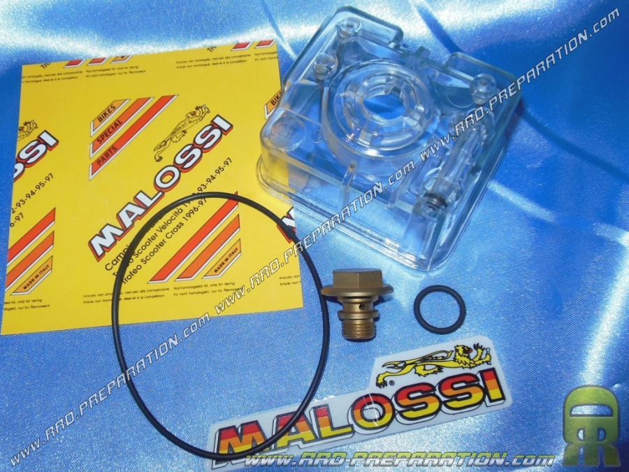 Cuve MALOSSI transparente pour carburateur DELLORTO VHST