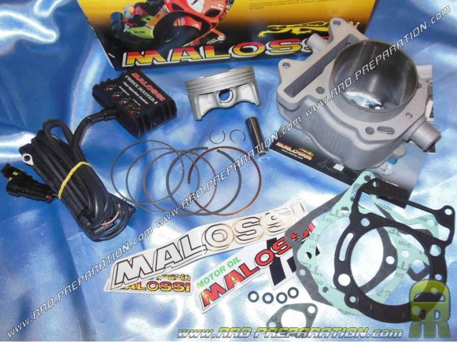 Kit 218cc MALOSSI Ø75,5mm, cylindre / piston + boitier électronique calculateur pour APRILIA SR Max, PIAGGIO BEVERLY,...