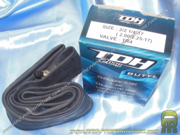 TDH 2day inner tube width 2 to 2.25 17 inches straight valve with nuts (2/2 to 2 1/4 by 17)